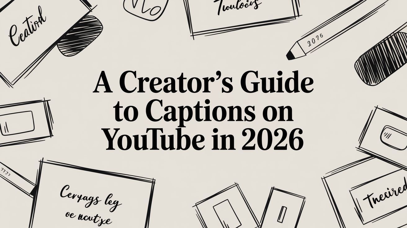 A Creator’s Guide to Captions on YouTube in 2026