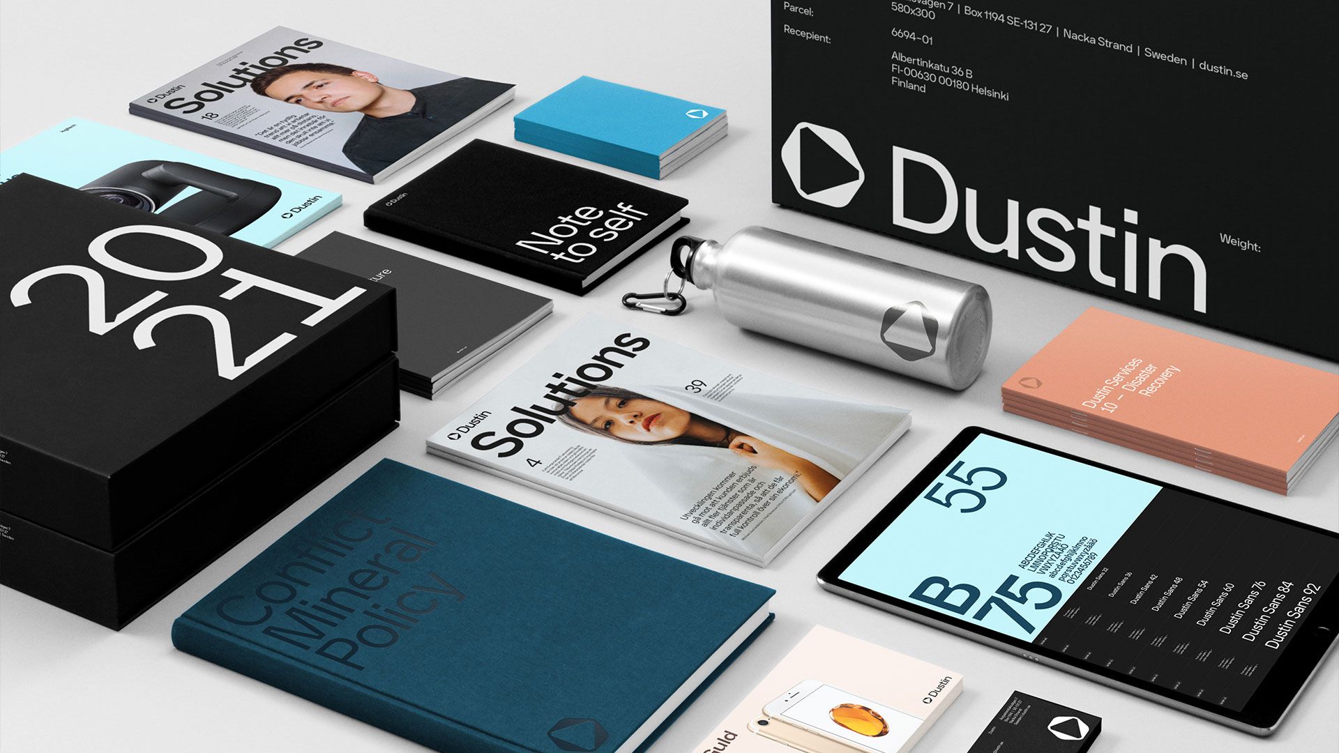 Dustin – Visual identity