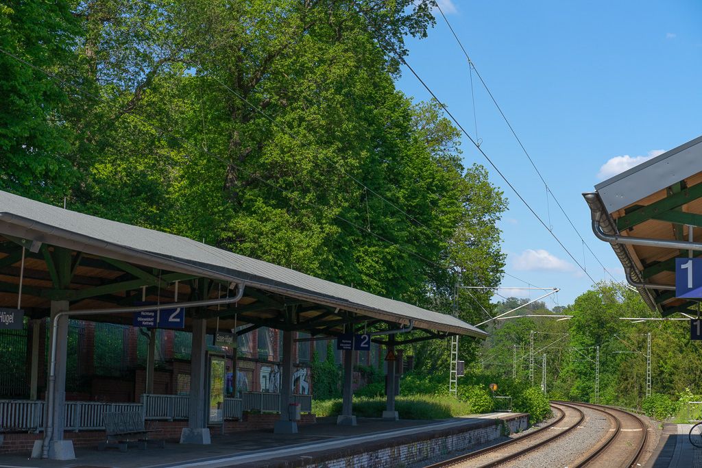 Bahnlinie in der Natur