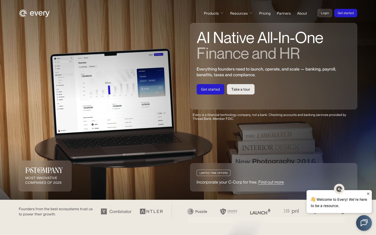 Every website, homepage