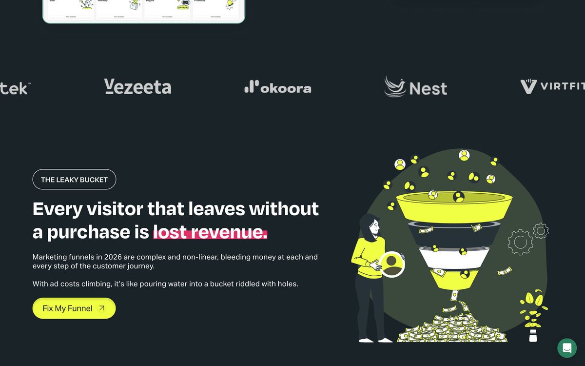 PushOwl, product overview page screenshot
