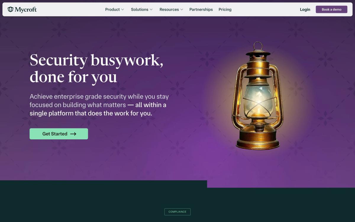 Mycroft, product page screenshot
