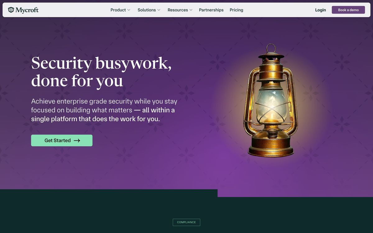 Mycroft, product page screenshot