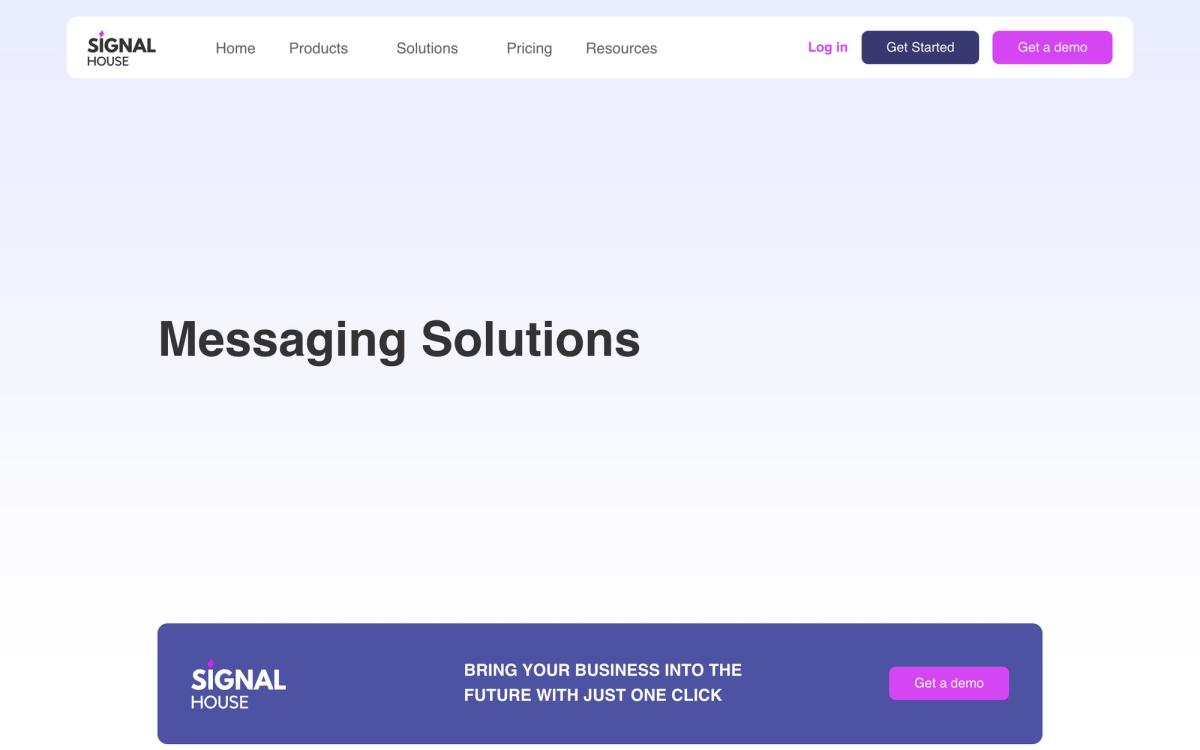 Signal House, solutions screenshot
