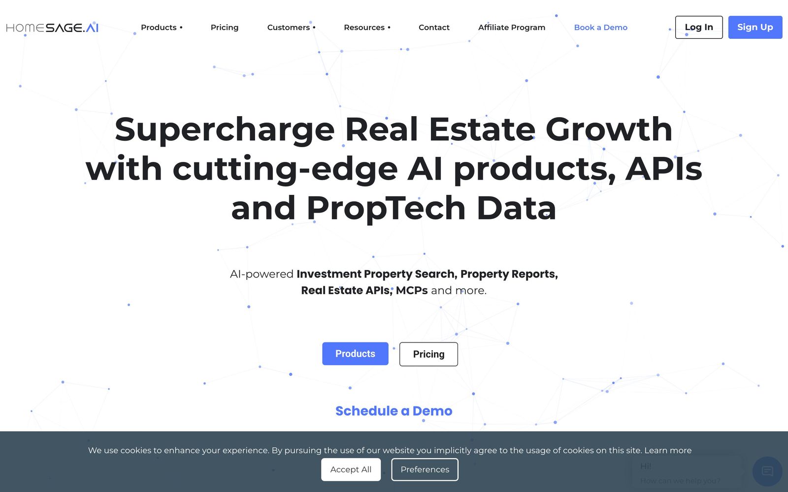 Homesage.ai website: homepage