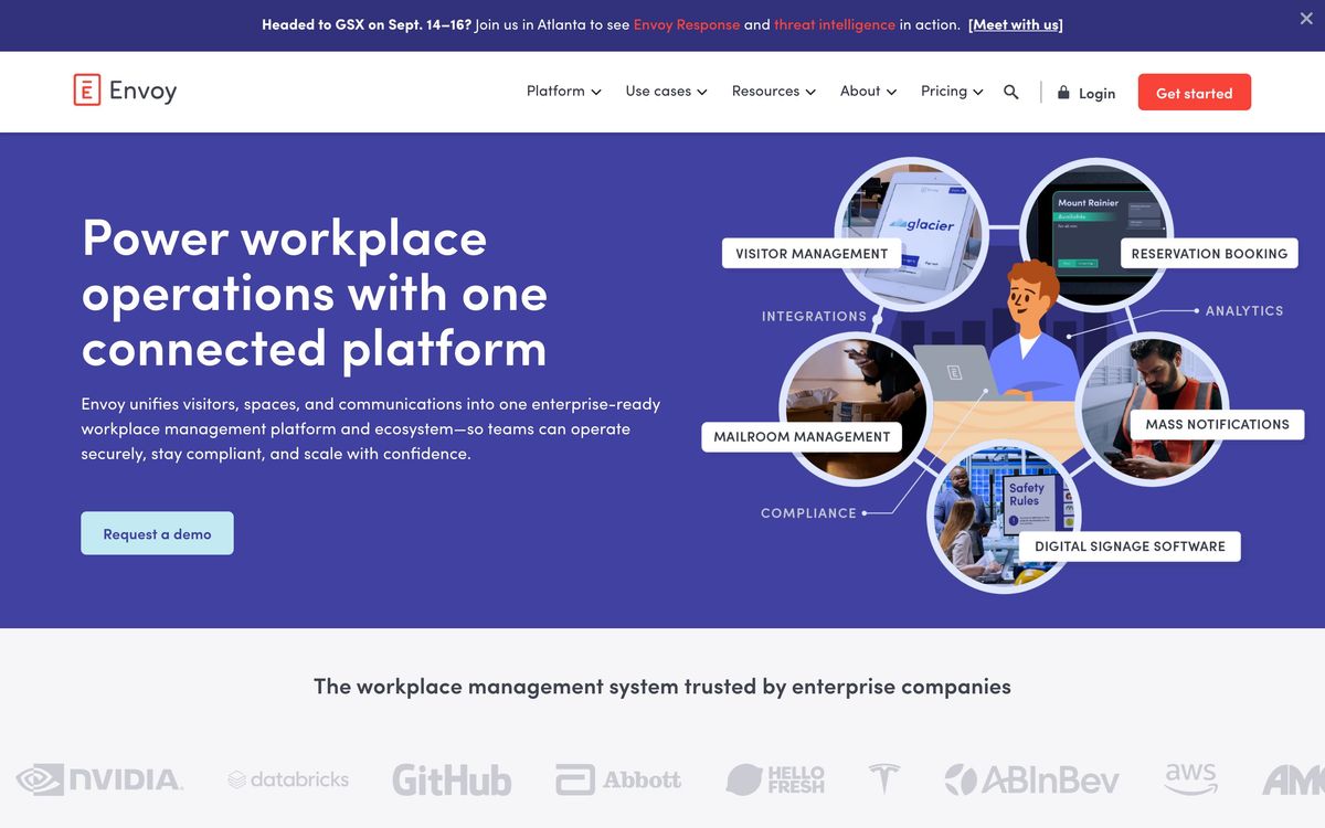 Envoy, product page screenshot