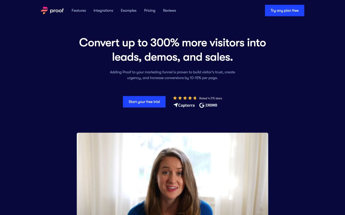 Proof, how it works page screenshot