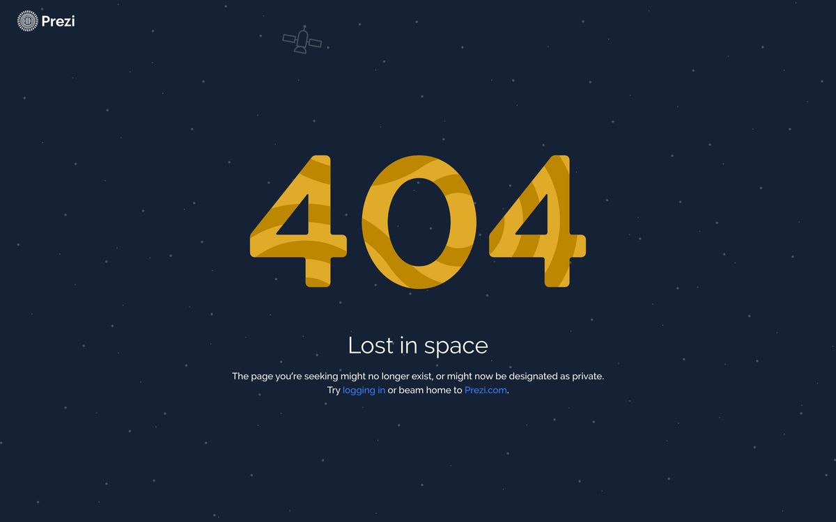 Prezi: use cases page screenshot