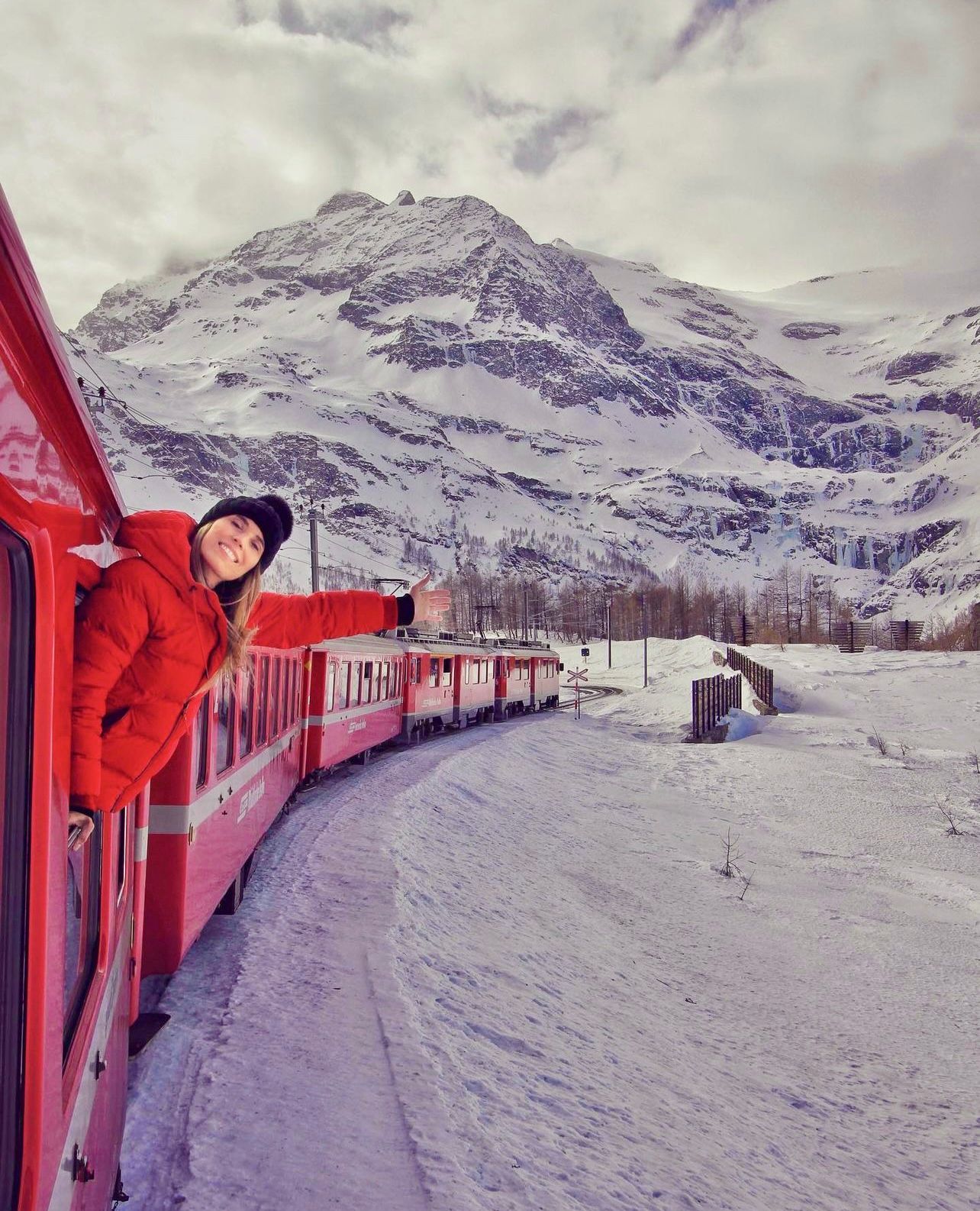 Фото Bernina Express + Санкт Мориц
