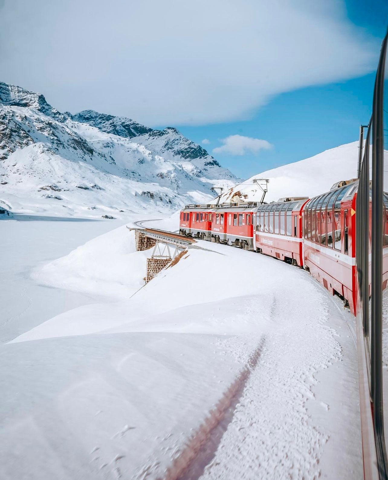 Фото Bernina Express + Санкт Мориц