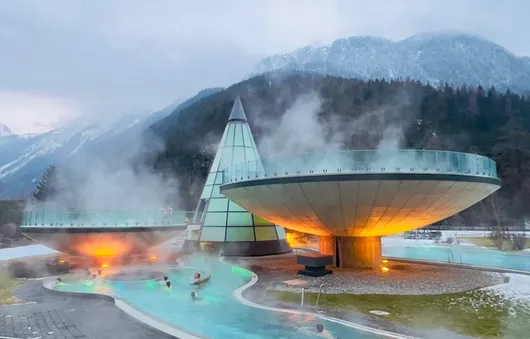 Релакс в сердце Альп: Термальный комплекс Aqua Dome