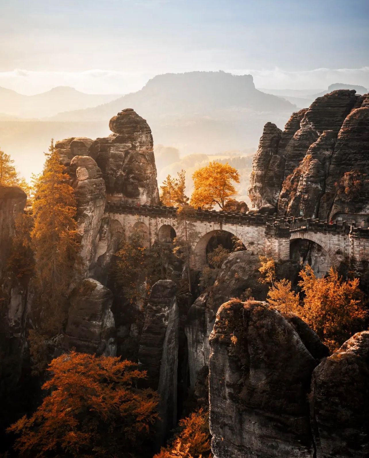 Мост Бастай + термы Бад-Шандау