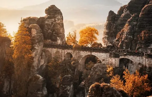 Мост Бастай + термы Бад-Шандау