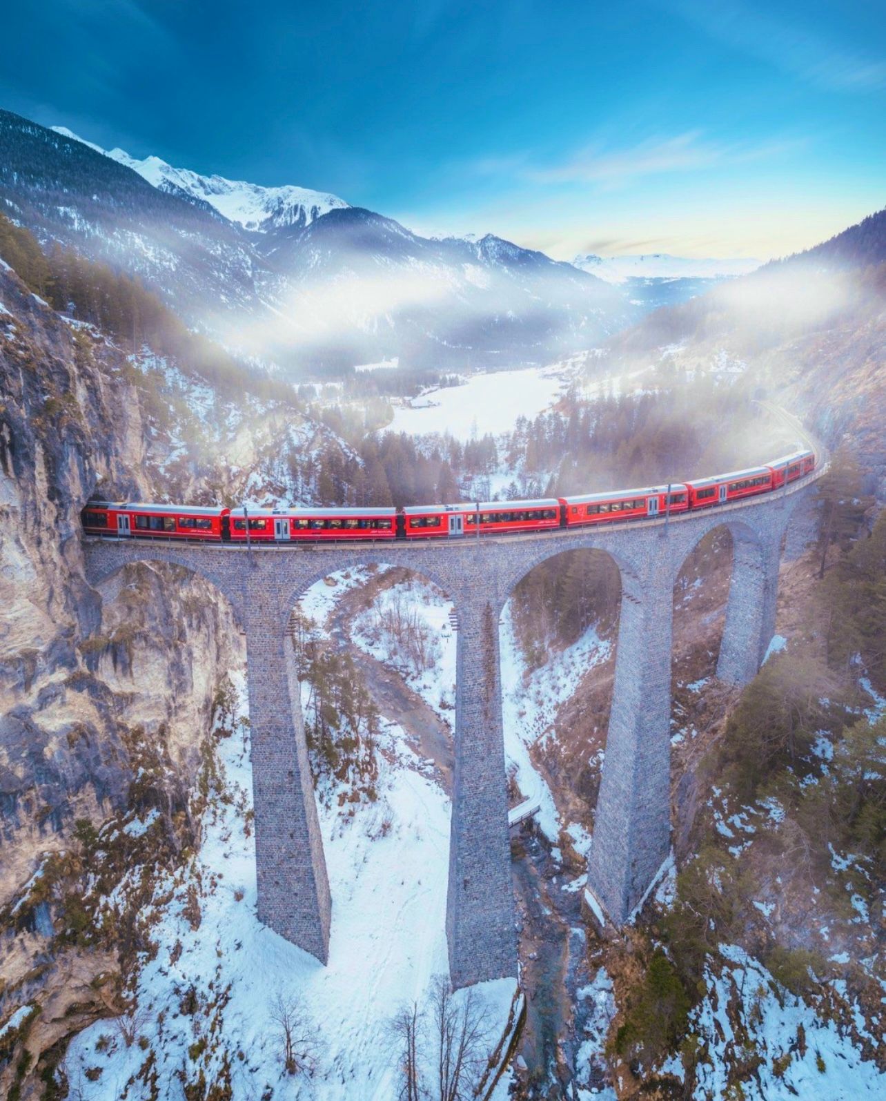 Фото Bernina Express + Санкт Мориц