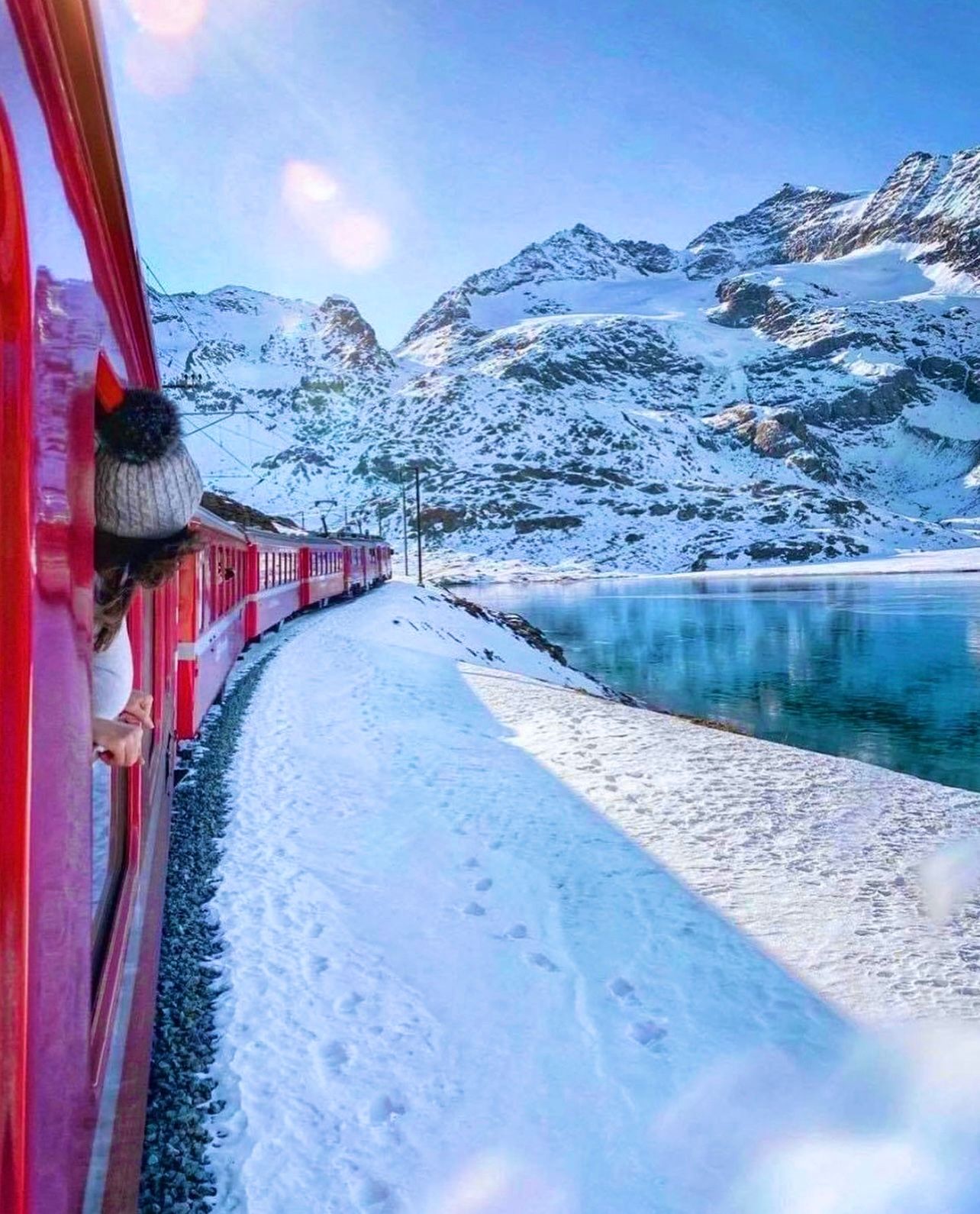 Фото Bernina Express + Санкт Мориц