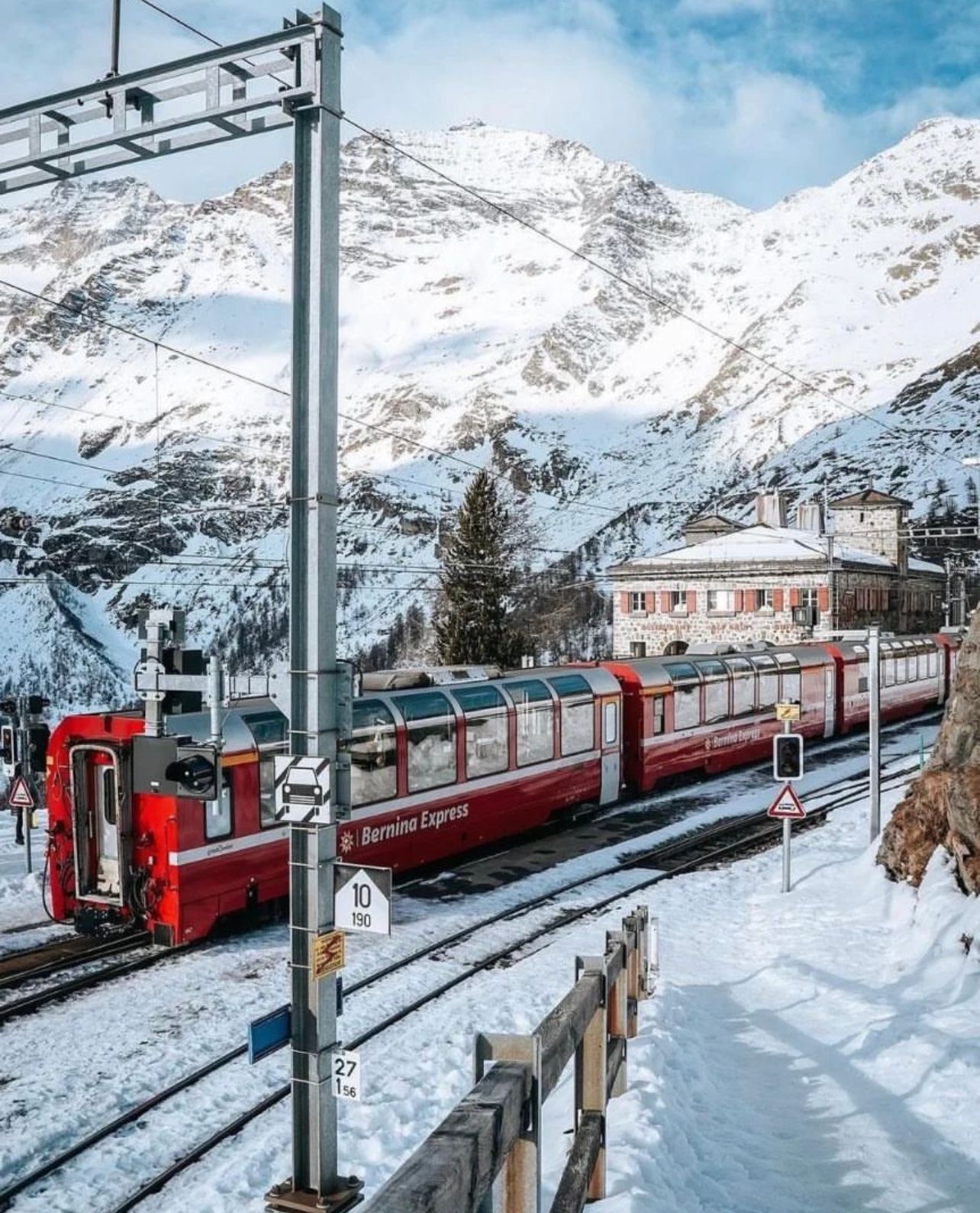 Фото Bernina Express + Санкт Мориц