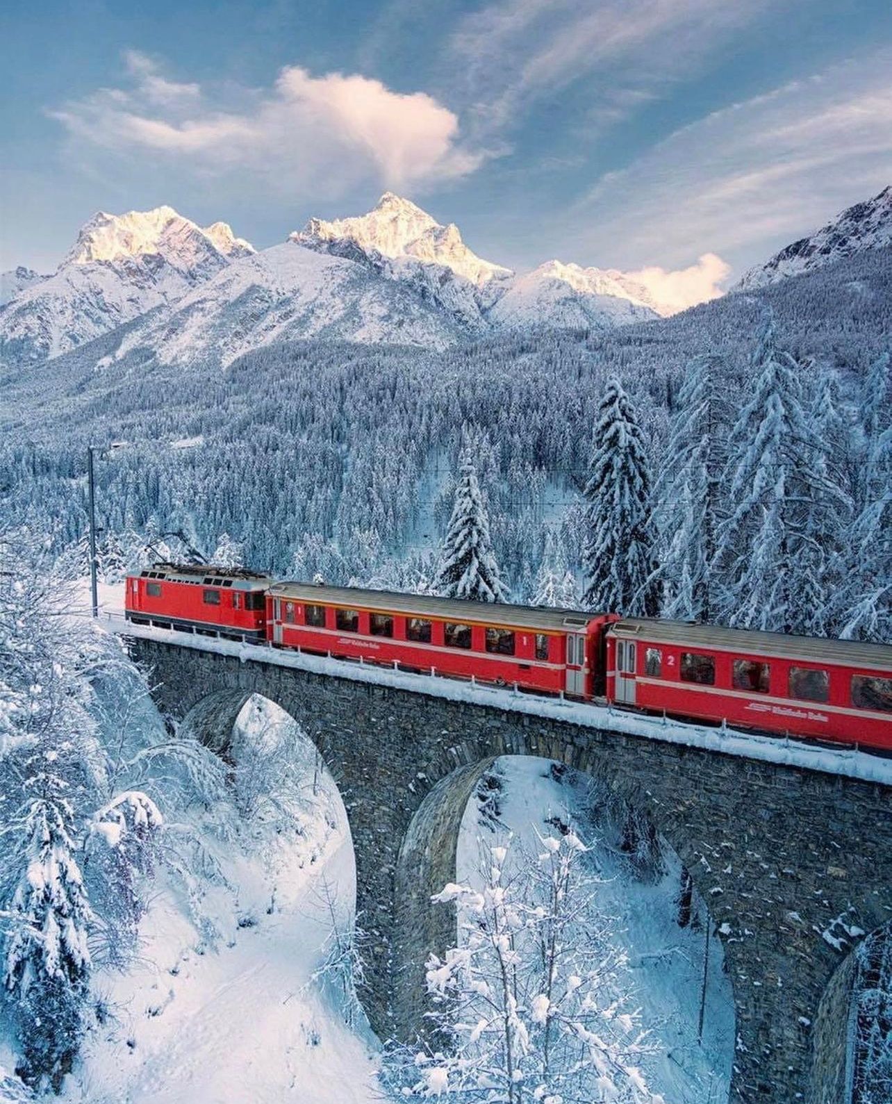Фото Bernina Express + Санкт Мориц
