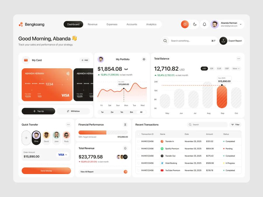Bengkoang - Finance Dashboard