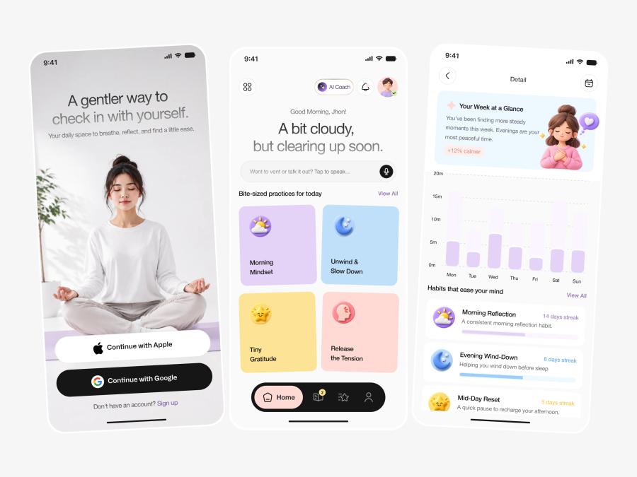 Mellow - Mental Wellness Coach App