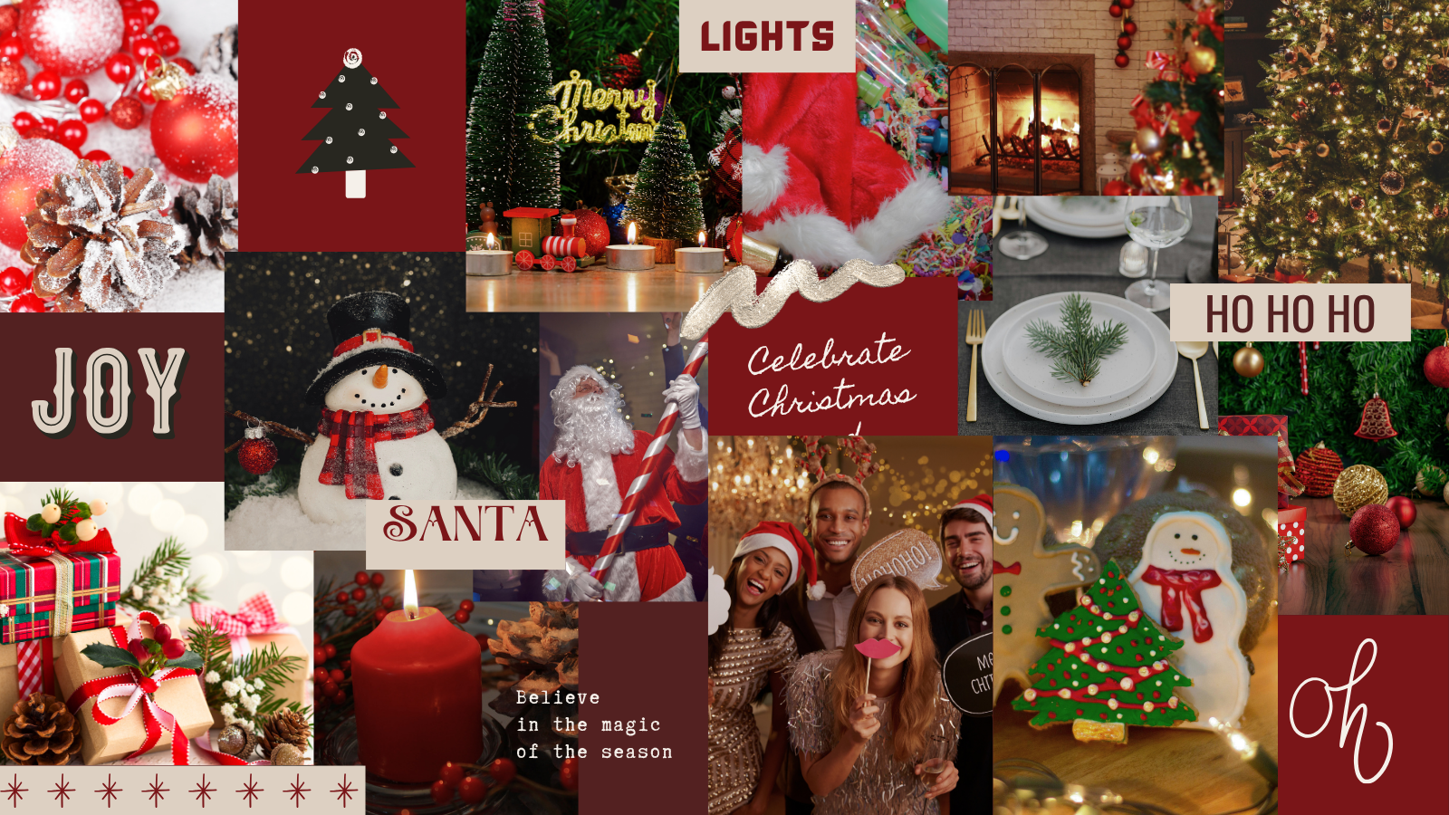Christmas Decor & Styles Collage