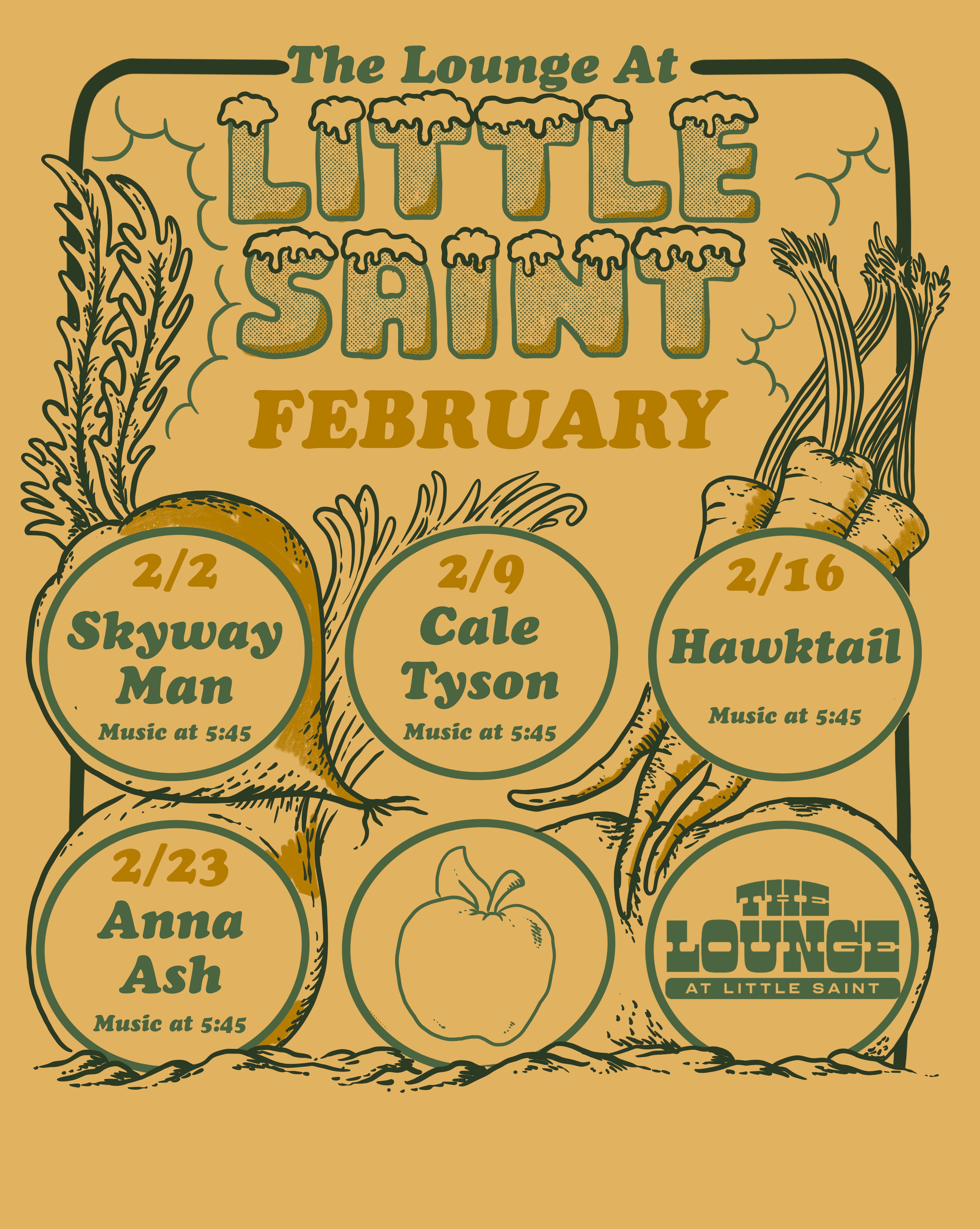 The Lounge at Little Saint Poster