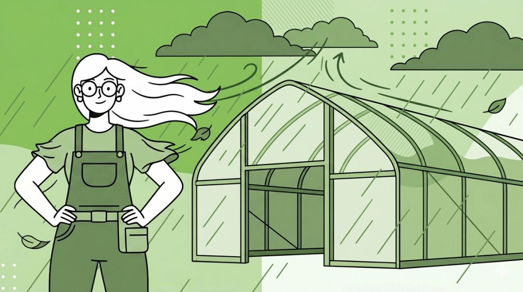 How To Protect a High Tunnel Greenhouse From Wind & Storms