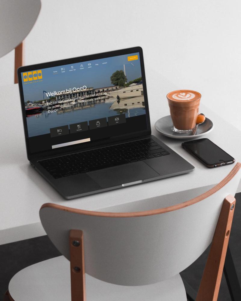 Macbook mockup OccO website