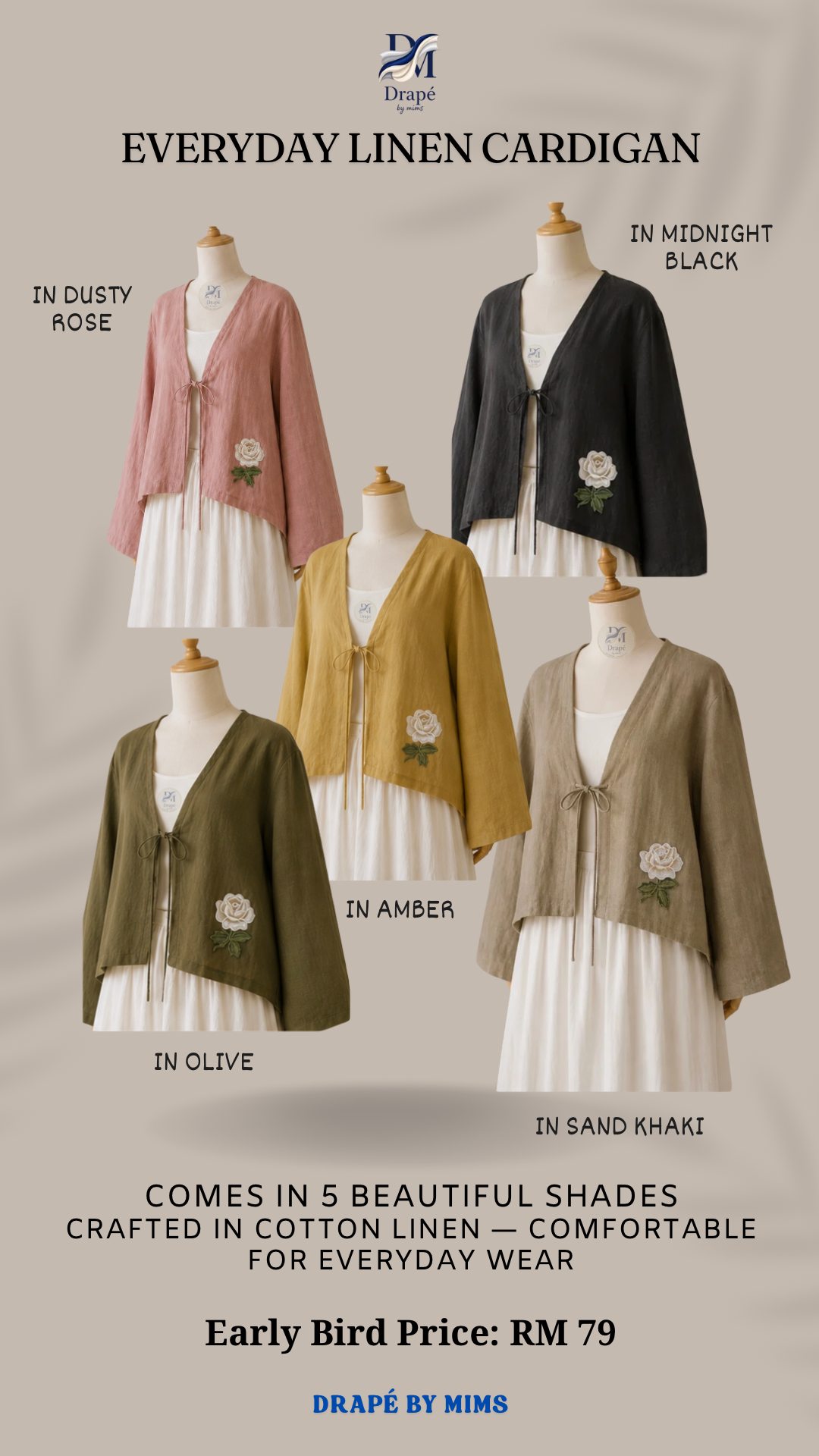 Cardigan Linen