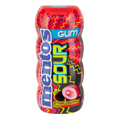 Mentos Pure fresh strawberry chewing gum mini's Order Online