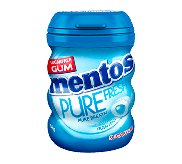 Mentos Pure Fresh Fresh Mint Sugarfee Bottle 