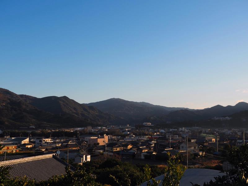 有田川町の町並み