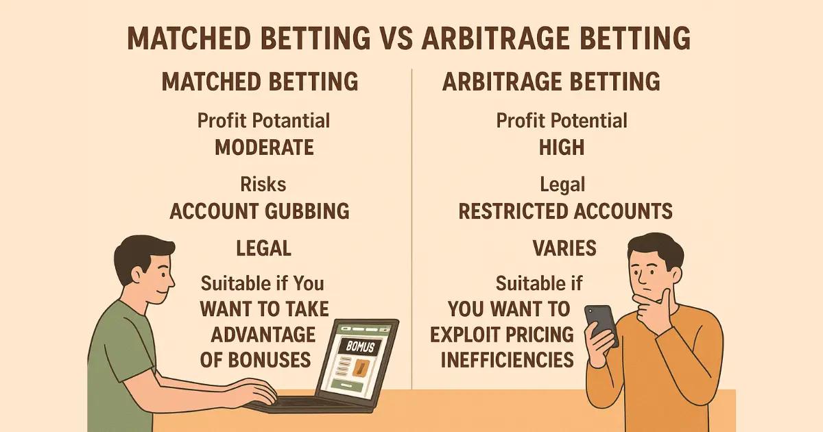 Matched Betting vs Arbitrage Betting