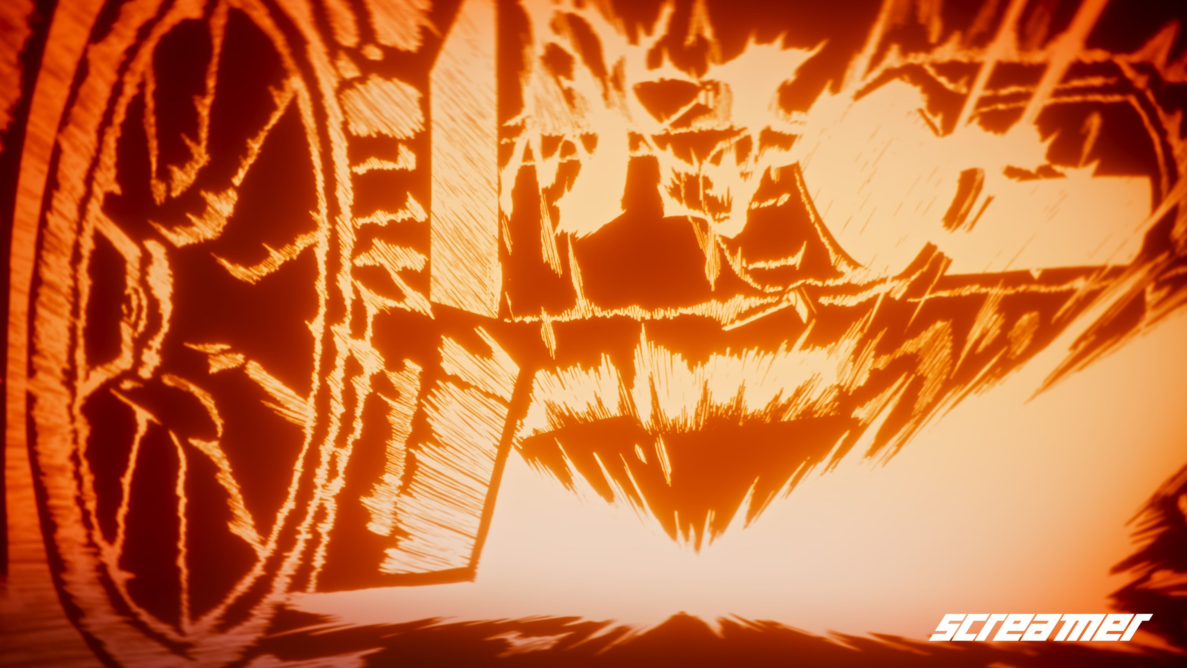 Background for Screamer