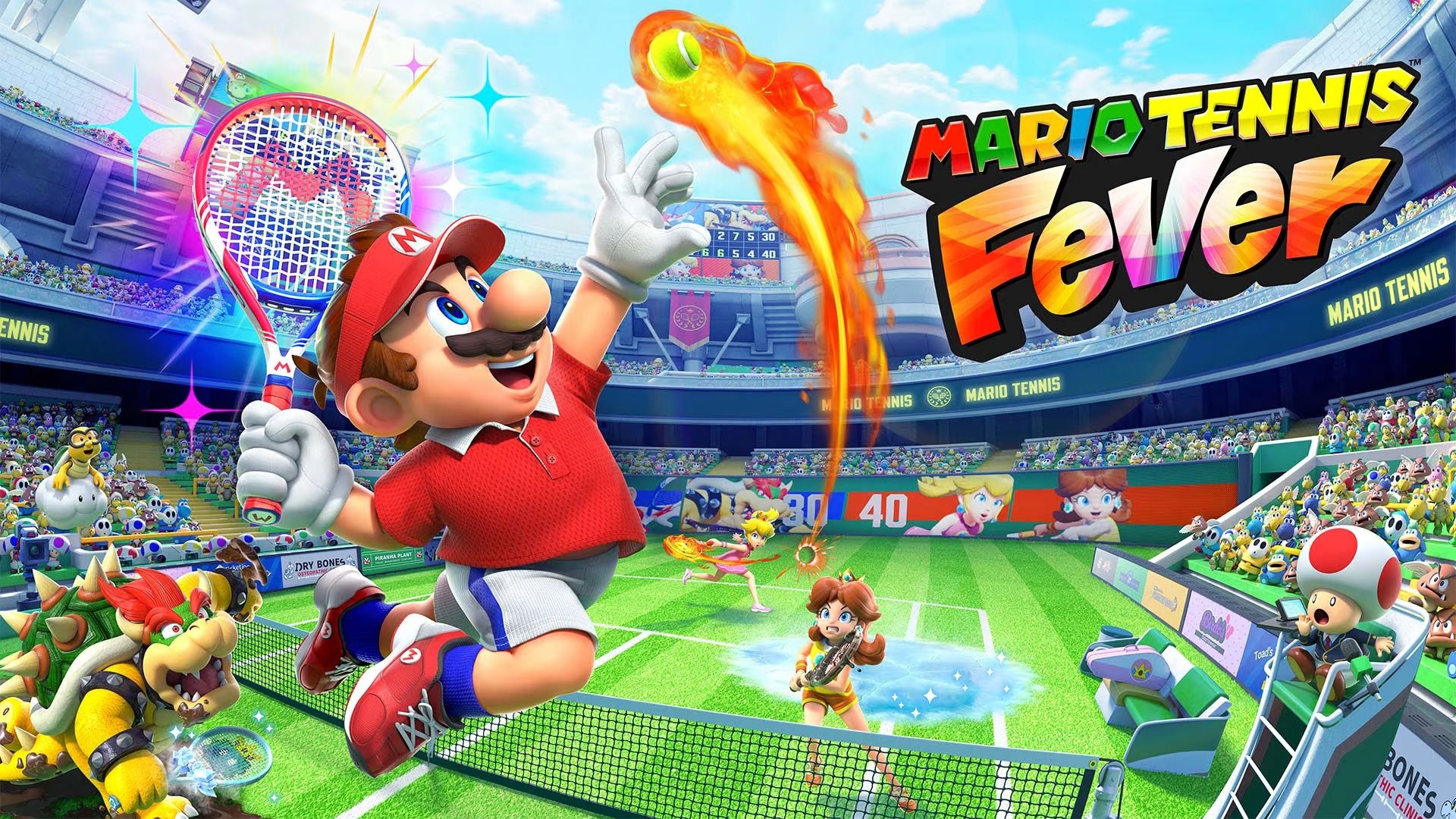Background for Mario Tennis Fever