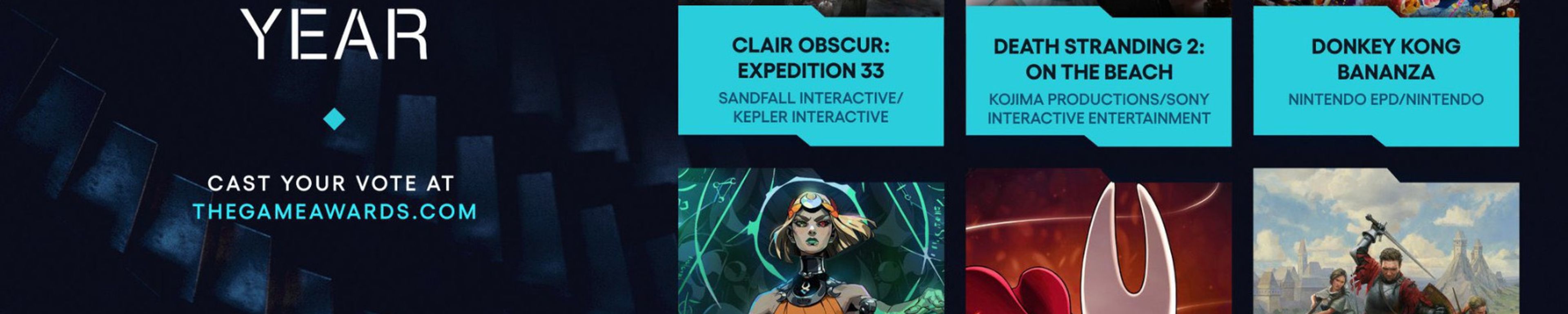 رسميا: تم الاعلان عن الالعاب المرشحو لجائزة لعبة السنة (GOTY) 🏆
