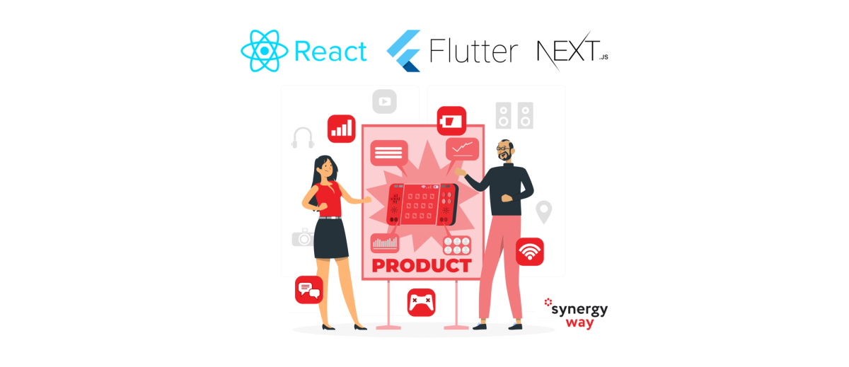 React Flutter Next.js for sturtups