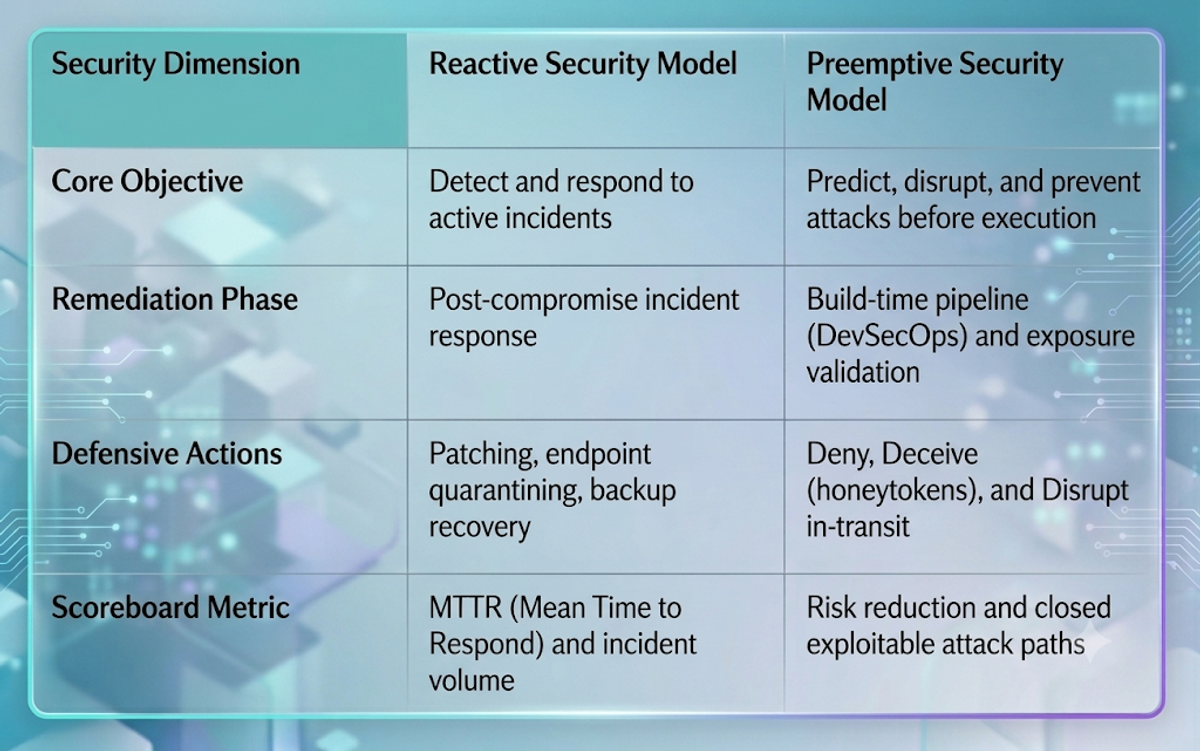 The Shift to Preemptive Cybersecurity