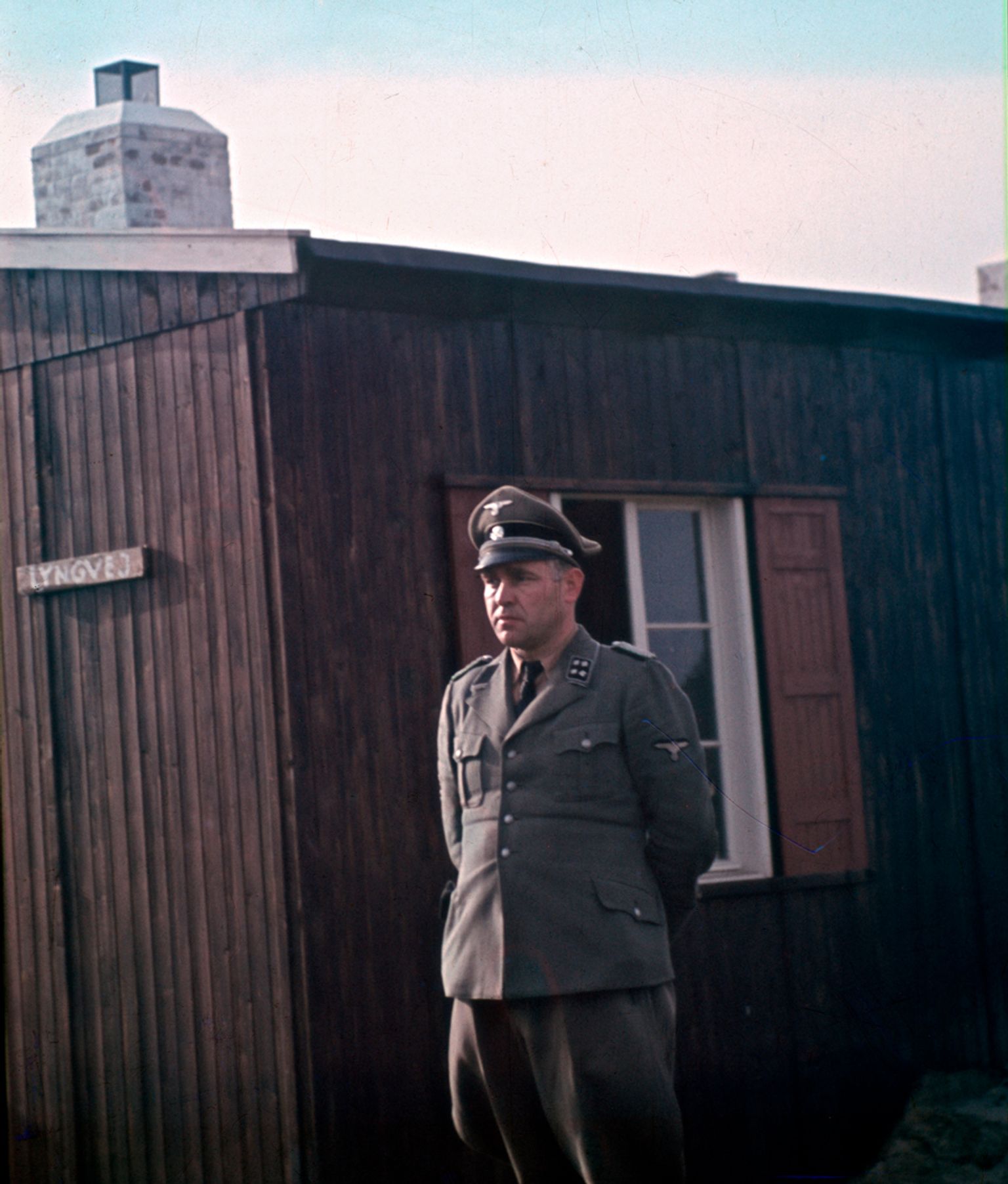 Fotografi af den tyske lejrfører i Frøslevlejren