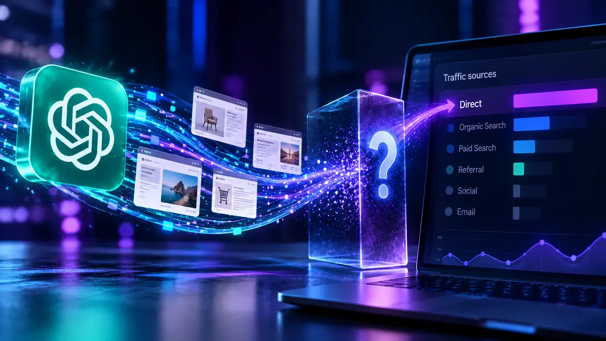 A reported change to ChatGPT link tracking may shift some AI-origin sessions into Direct traffic in GA4. Missing UTM tags are only part of the issue, so test referrer behavior and compare the results with actual enquiries before changing your marketing budget.