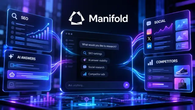 Manifold MCP gives AI assistants access to SEO rankings, Reddit discussions, social research and competitor advertisements. For small businesses that rarely have time for competitive research, one connection could reveal overlooked opportunities. Test the findings before paying for regular usage.