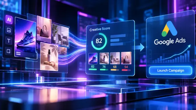 Picsart Marketing Studio combines ad creation, predictive scoring and live Google Ads campaign setup. Small businesses should compare three creatives against their existing process and measure real conversion outcomes before changing tools.
