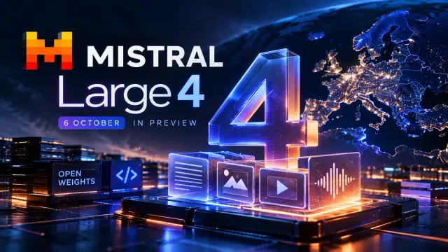 Mistral Large 4 is live as a preview API, with open weights planned for the end of October after red-team work with security partners and authorities. It is a real European frontier-scale candidate, multimodal, and aimed at coding, cyber, finance, and law. Independent scores are not the full picture yet, so the sane move is a preview trial, not a production cutover.