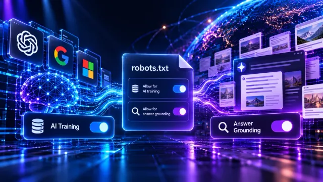OpenAI, Google and Microsoft announced support for a common robots.txt signal for AI training on October 30, 2026. The rollout is not complete, and Microsoft is introducing separate grounding controls with a February 2027 start and a March transition deadline for older restrictions.