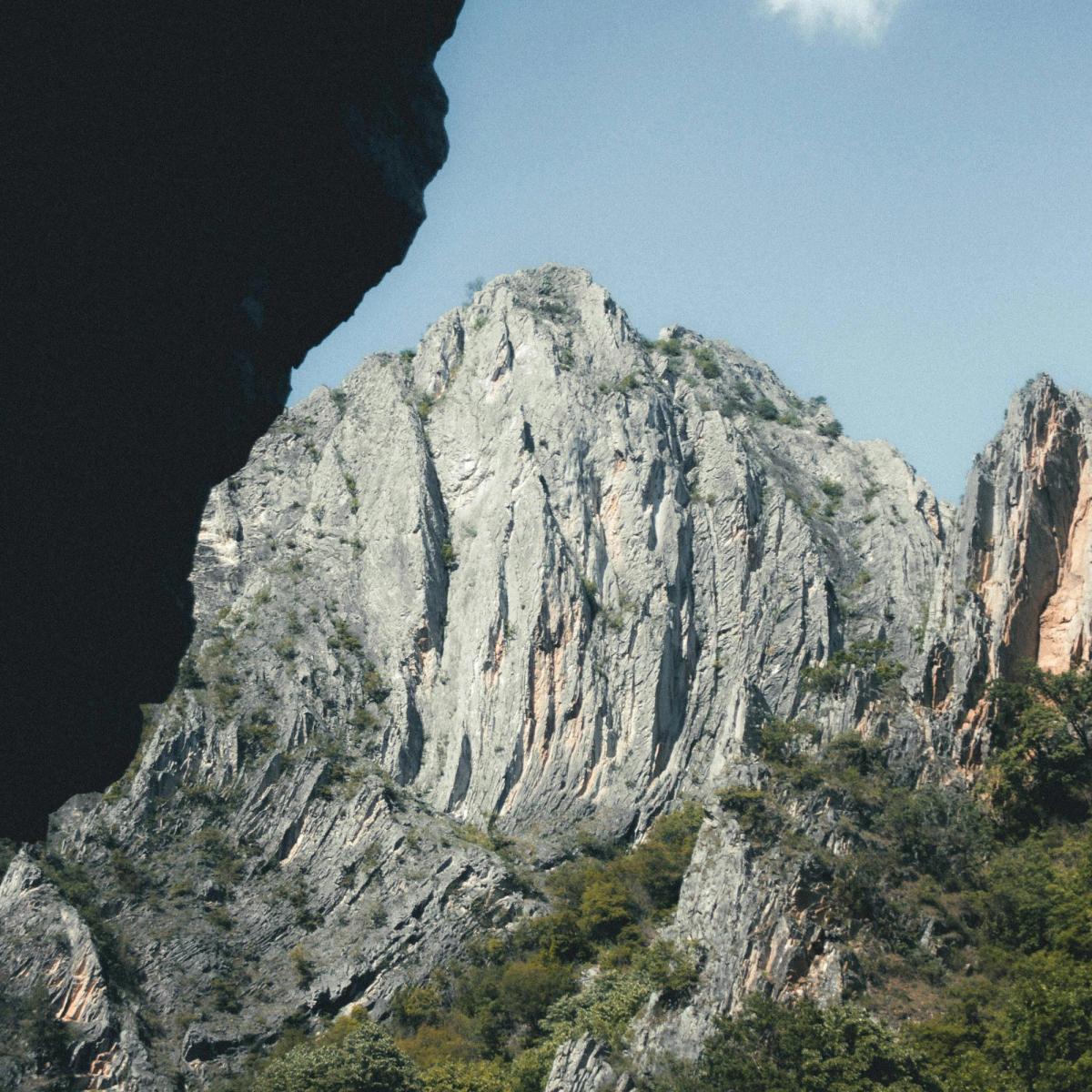Highly detailed mountain landscape