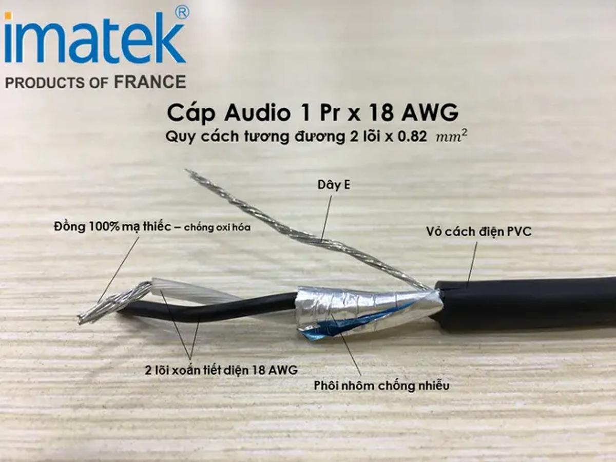 Cáp tín hiệu âm thanh Imatek