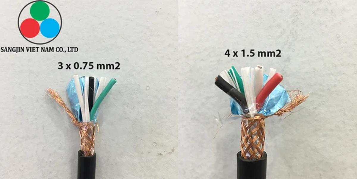 Cáp điều khiển chống nhiễu Sangjin