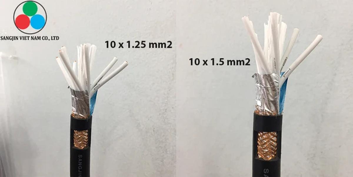 Cáp điều khiển Sangjin chống nhiễu