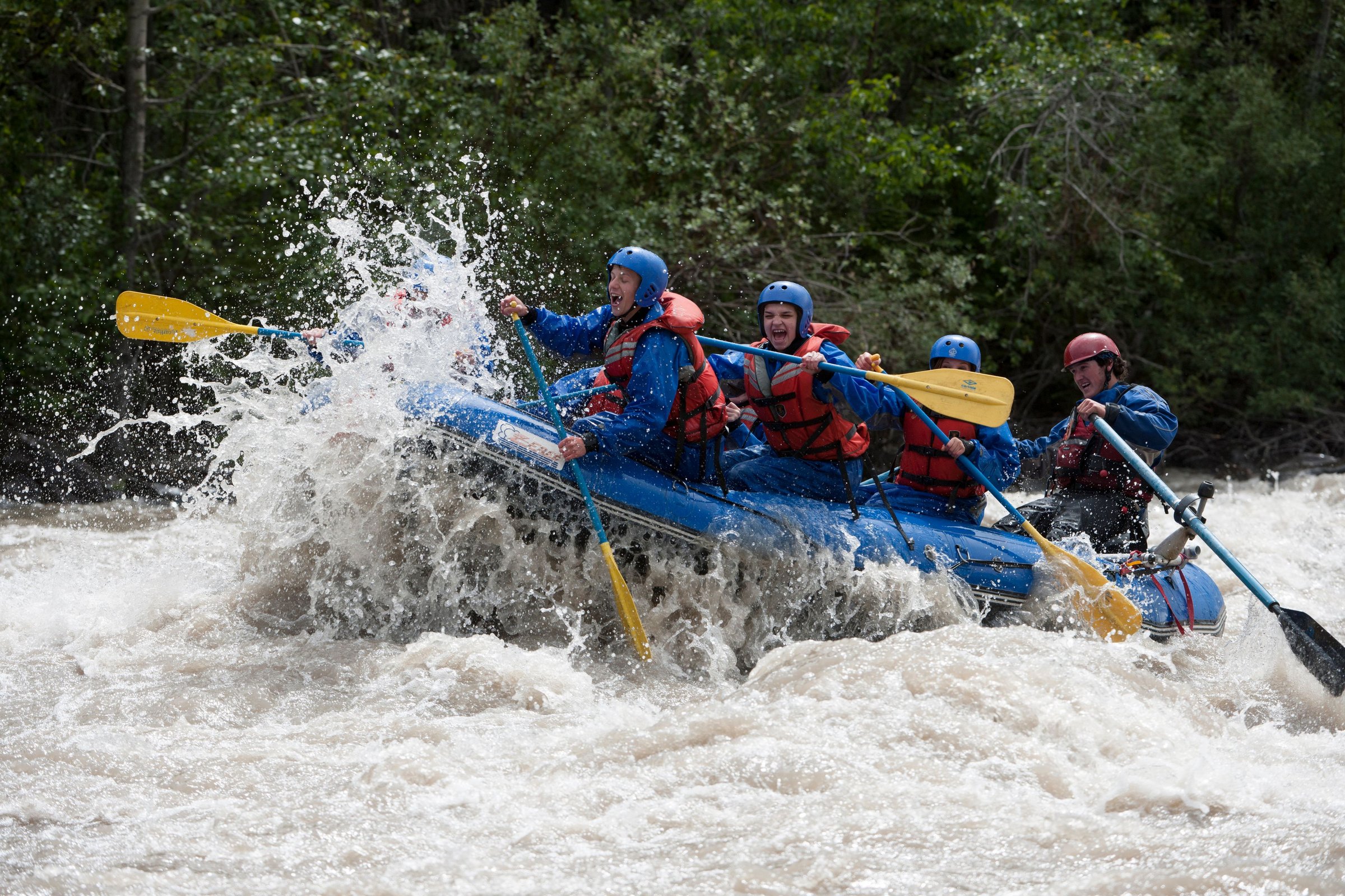 Whitewater Rafting on Sulphur River in Grande Cache.