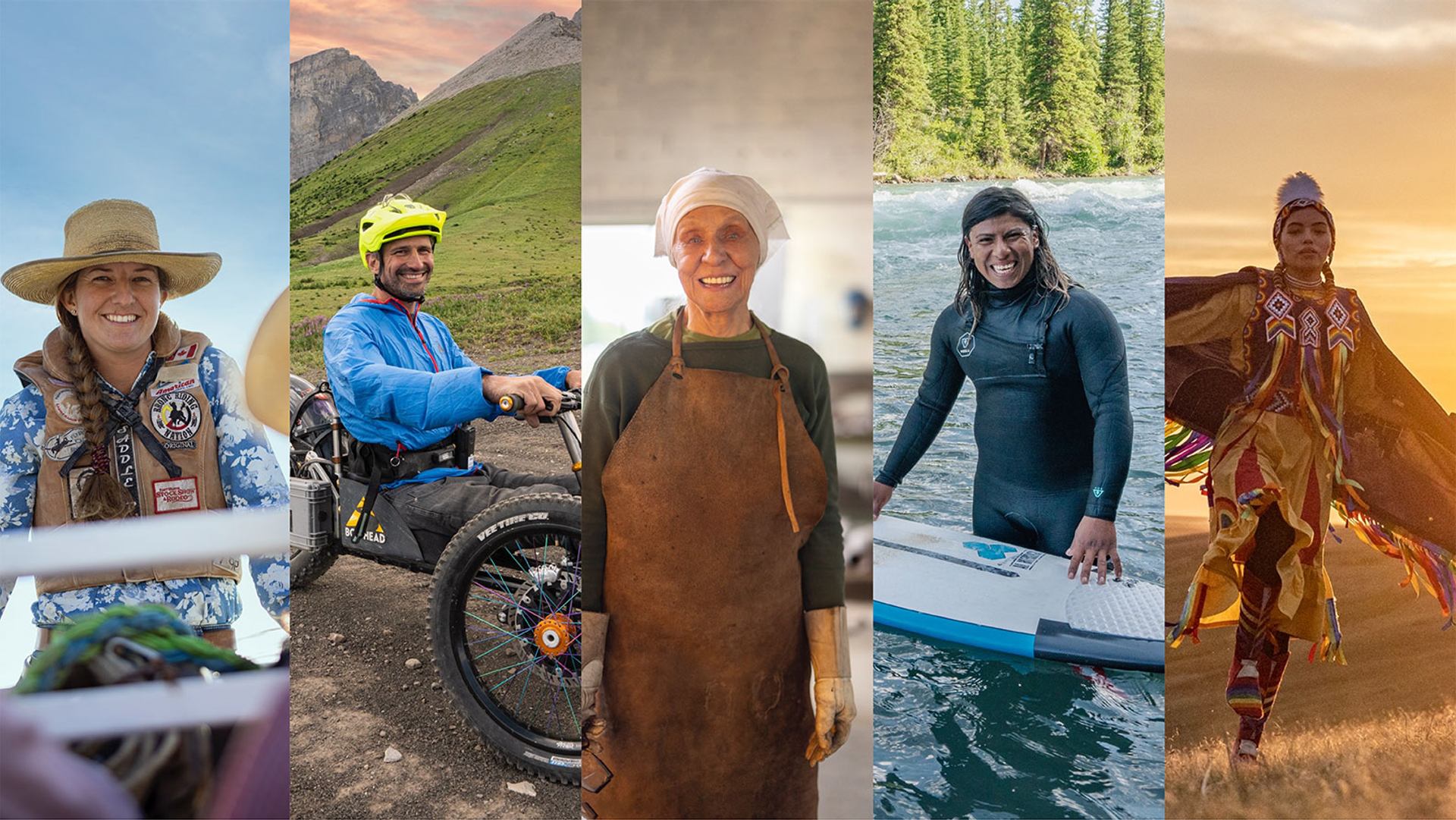 Five Alberta faces on display