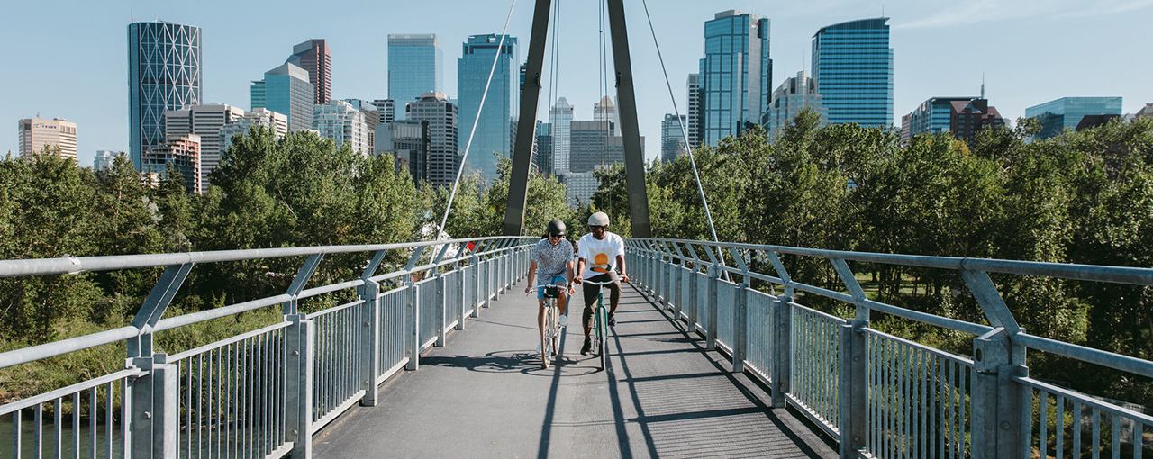 prince's island bridge calgary